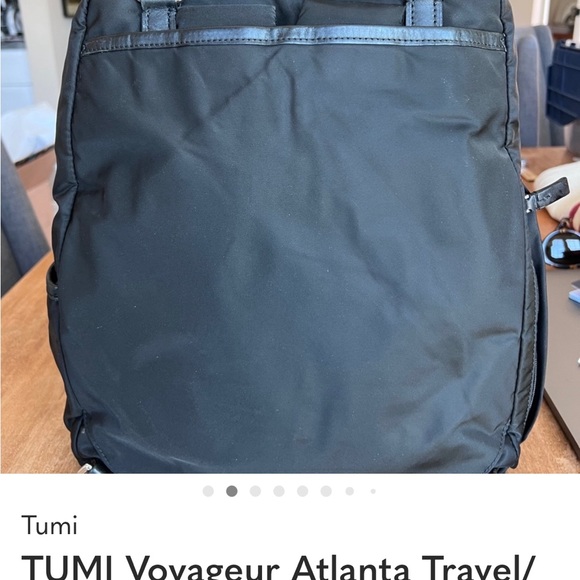 TUMI Voyageur Atlanta Travel/Business backpack in black - Picture 2 of 6